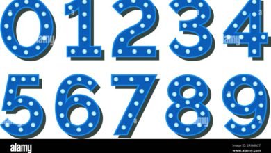 number font