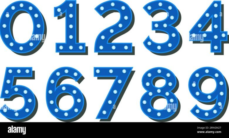 number font