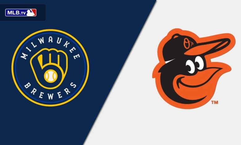 milwaukee brewers vs baltimore orioles match player stats​