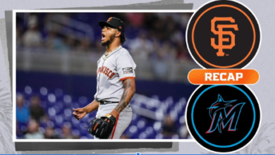 san francisco giants vs miami marlins match player stats​