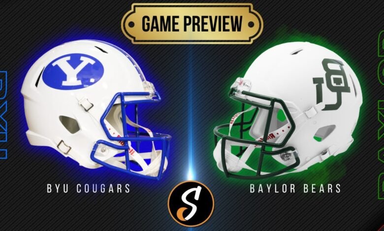 byu cougars football vs baylor bears football match player stats​