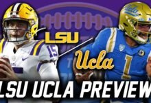 ucla bruins football vs lsu tigers football match player stats​